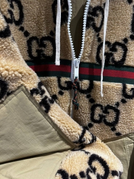 Куртка из шерстяного джерси Maxi  Gucci Артикул BMS-107169. Вид 3