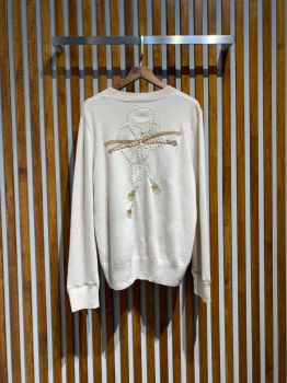 Кашемировый свитер  Hermes Артикул BMS-118998. Вид 3