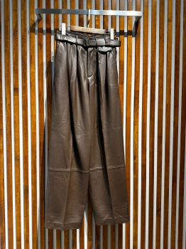 Кожаные  брюки  Артикул BMS-119326. Вид 1