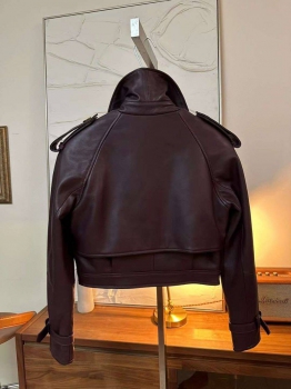 Кожаная куртка  Yves Saint Laurent Артикул BMS-120805. Вид 2