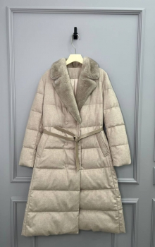 Пуховое пальто Loro Piana Артикул BMS-122155. Вид 1