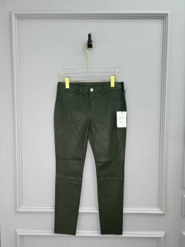 Кожаные брюки  Brunello Cucinelli Артикул BMS-122618. Вид 1