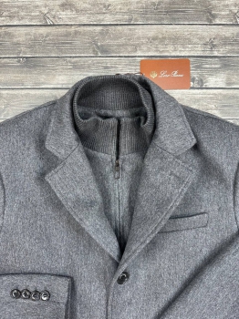 Кашемировое пальто  Loro Piana Артикул BMS-125307. Вид 5