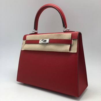 Сумка женская Hermes Kelly 25 cm, Epsom Color Rouge Garance Hermes Артикул BMS-61945. Вид 2