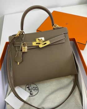 Сумка женская Kelly 28 cm, Epsom, GHW Hermes Артикул BMS-63700. Вид 1