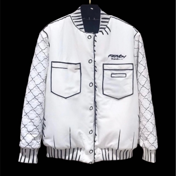 Утепленныи двухстороннии бомбер Fendi Артикул BMS-63615. Вид 1