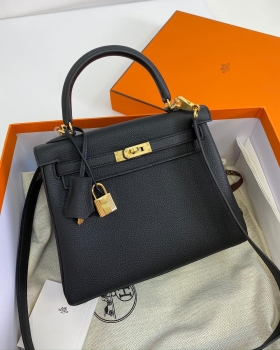 Сумка женская Kelly , 25 cm, GHW Authentic Togo leather Hermes Артикул BMS-63701. Вид 1