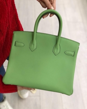 Сумка женская Birkin 30 cm,Togo, GHW Hermes Артикул BMS-66087. Вид 2