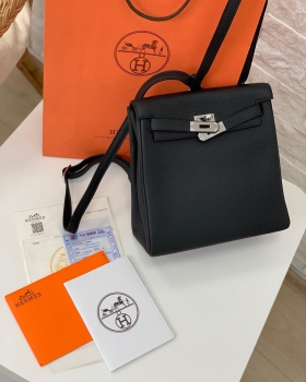 Рюкзак  Kelly Ado Backpack togo. Hermes Артикул BMS-41748. Вид 1