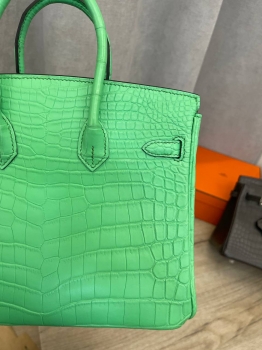  Сумка женская Birkin , 25 cm, PHW MATTE NILOTICUS Hermes Артикул BMS-131612. Вид 7