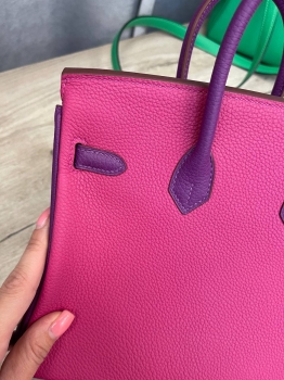 Сумка женская Birkin , 25, Togo, PHW Hermes Артикул BMS-135007. Вид 12