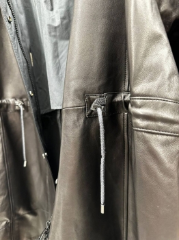 Кожаная куртка Brunello Cucinelli Артикул BMS-135164. Вид 4