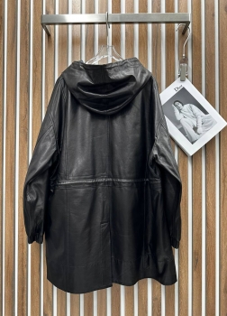 Кожаная куртка Brunello Cucinelli Артикул BMS-135164. Вид 5