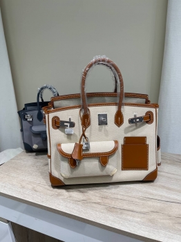 Сумка женская  Cargo 35cm Hermes Артикул BMS-143637. Вид 1