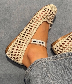 Балетки  Miu Miu Артикул BMS-144643. Вид 1