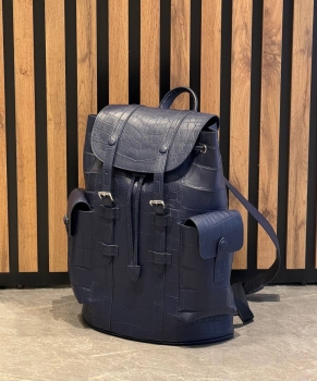 Рюкзак из натуральной кожи крокодила Louis Vuitton Артикул BMS-146417. Вид 1
