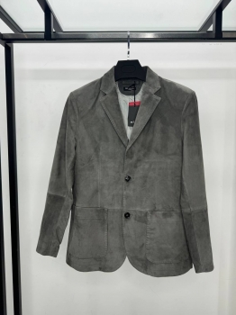 Пиджак из натуральной замши  Kiton Артикул BMS-146884. Вид 1