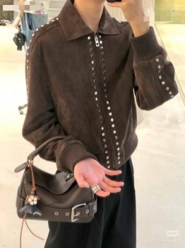 Замшевая куртка  Loewe Артикул BMS-147985. Вид 1