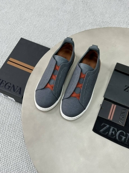 Слипоны ZEGNA Артикул BMS-148363. Вид 1
