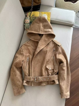 Замшевая куртка Alaia Артикул BMS-150010. Вид 1