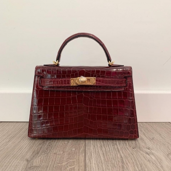 Сумка женская KELLY Croc 20  Hermes Артикул BMS-54782. Вид 1