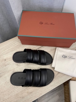 Шлепанцы  Loro Piana Артикул BMS-132130. Вид 1