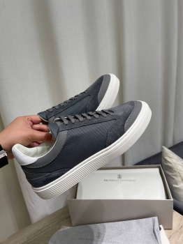 Кеды мужские  Brunello Cucinelli Артикул BMS-145312. Вид 1