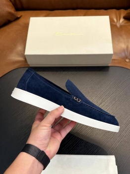 Лоферы Santoni   Артикул BMS-145945. Вид 1
