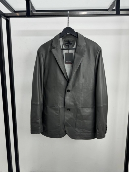 Пиджак из натуральной кожи   Kiton Артикул BMS-146888. Вид 1