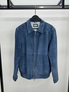 Куртка из натуральной замши Brunello Cucinelli Артикул BMS-146907. Вид 1