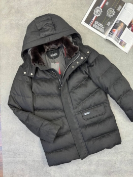 Пуховик кашемировый Kiton Артикул BMS-148964. Вид 1