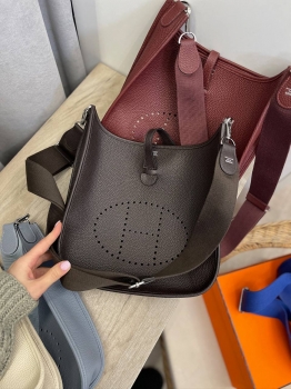 Сумка женская Evelyne 29 cm Clemence leather Hermes Артикул BMS-141667. Вид 1