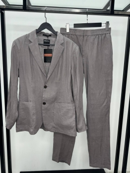 Льняной костюм  ZEGNA Артикул BMS-144648. Вид 1