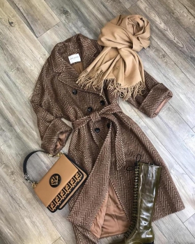 Пальто Yves Saint Laurent Артикул BMS-31615. Вид 3