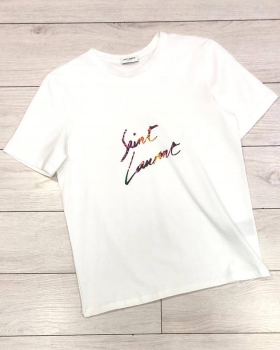 Футболка женская Yves Saint Laurent Артикул BMS-32247. Вид 2