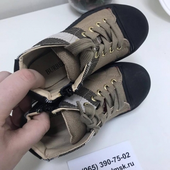 Кеды детские Burberry Артикул BMS-32634. Вид 2