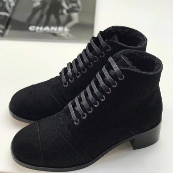 Ботинки женские Chanel Артикул BMS-32925. Вид 1