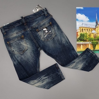 Джинсы на мальчика Philipp Plein Артикул BMS-33956. Вид 2