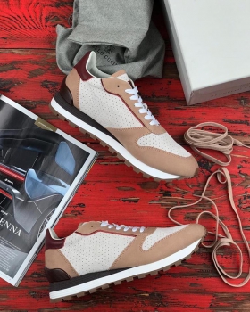 Кроссовки мужские Brunello Cucinelli Артикул BMS-36523. Вид 1