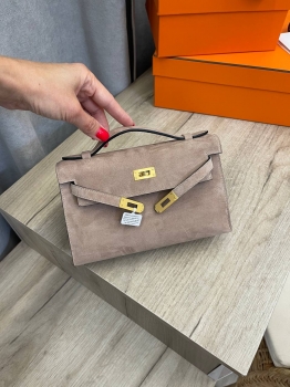 Сумка женская  Kelly Pochette, GHW Hermes Артикул BMS-133305. Вид 1