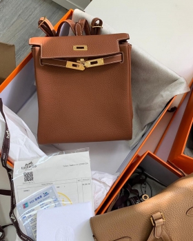 Рюкзак  Kelly Ado Backpack togo. Hermes Артикул BMS-41831. Вид 1