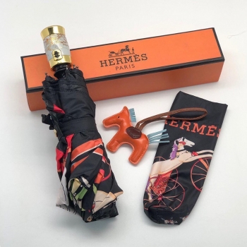 Зонт  Hermes Артикул BMS-43527. Вид 3