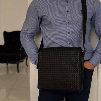 Мужской мессенджер  Bottega Veneta Артикул BMS-46992. Вид 1