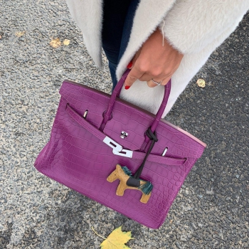 Сумка женская BIRKIN Croc  Hermes Артикул BMS-45360. Вид 1