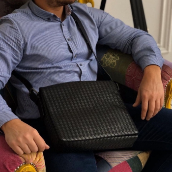 Мужской мессенджер  Bottega Veneta Артикул BMS-46992. Вид 3