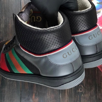Высокие сникерсы  Gucci Артикул BMS-47144. Вид 7