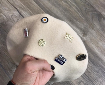 Берет женский Burberry Артикул BMS-48359. Вид 1