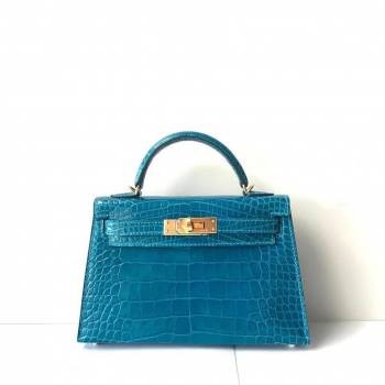 Сумка женская KELLY Croc 20  Hermes Артикул BMS-54780. Вид 1