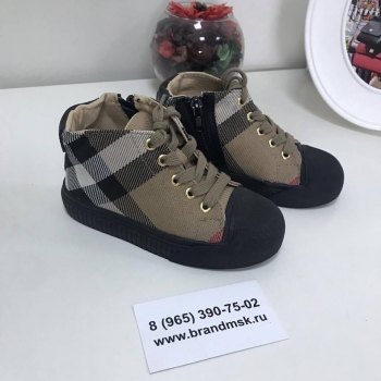 Кеды детские Burberry Артикул BMS-32634. Вид 1