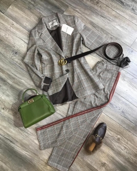 Костюм женский брючный Balenciaga Артикул BMS-33013. Вид 1